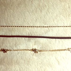 Bundle! Set of 3 choker necklaces
